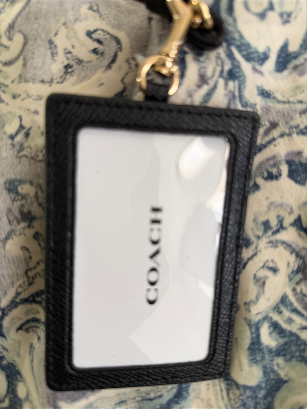 Coach Brown Signature,Burgandy & Blk Leather Card Holder w/Strap•PRICE FOR ONE - Picture 5 of 6